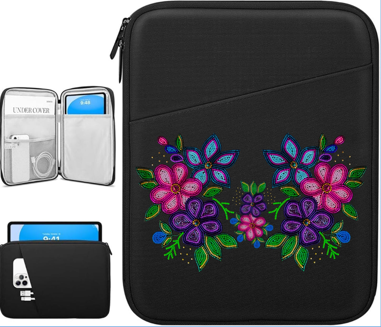 Vibrant Beadwork IPad Case