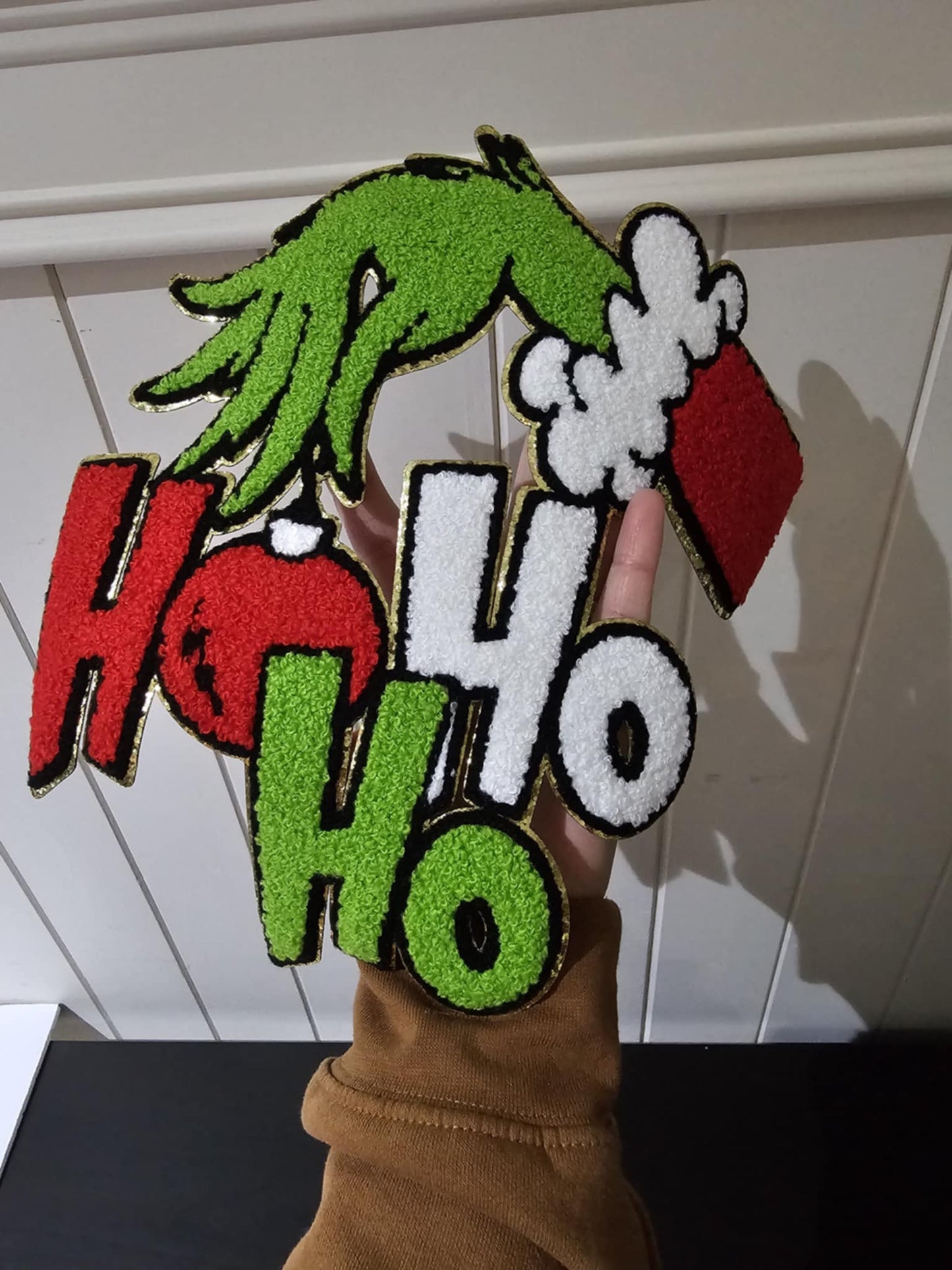 Ho Ho Ho Iron On Patch
