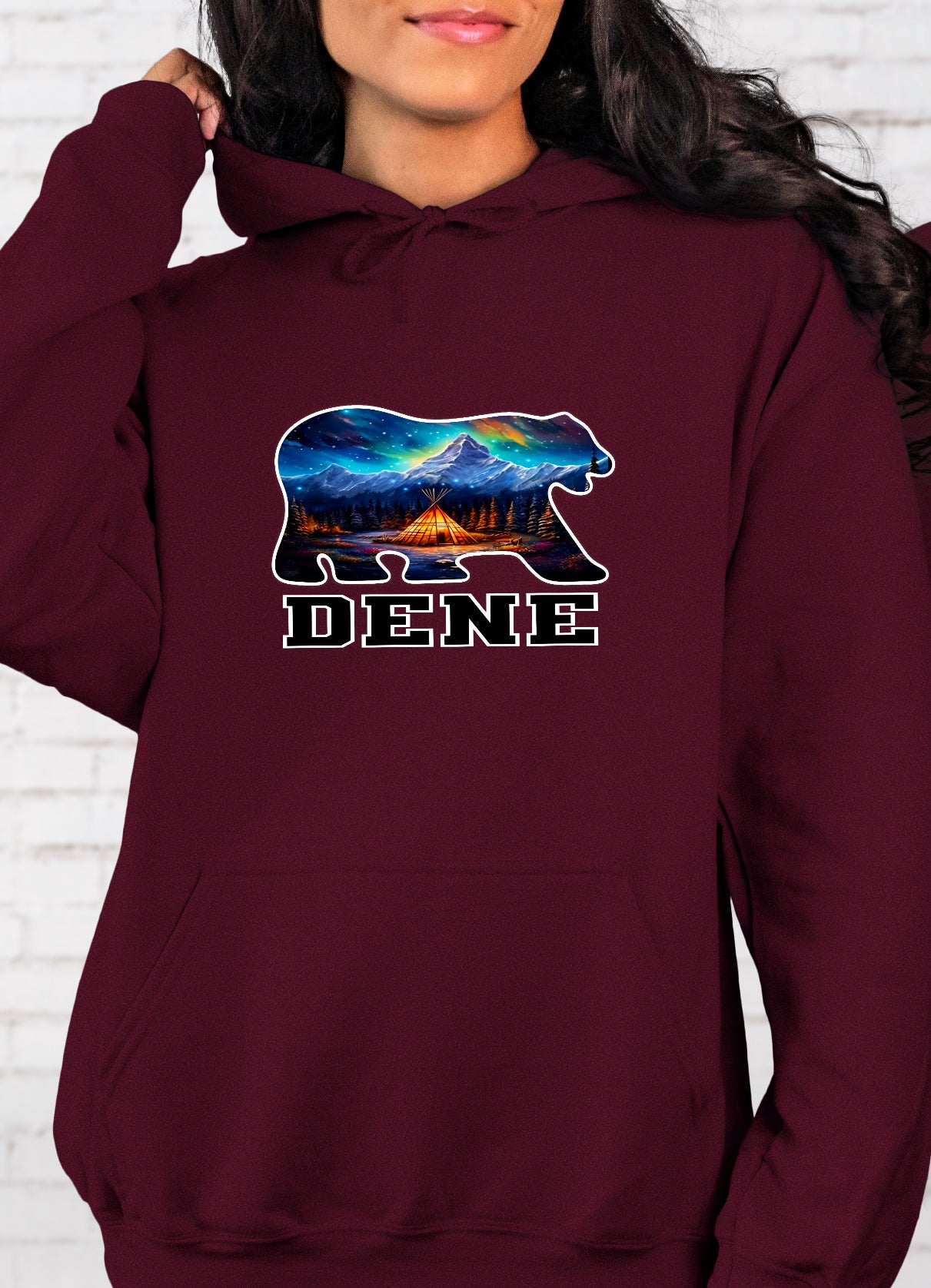 Dene Polar Bear Hoodie
