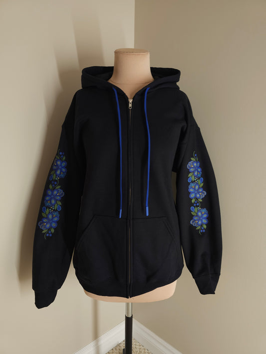 Northern Bloom Zip Up Hoodie